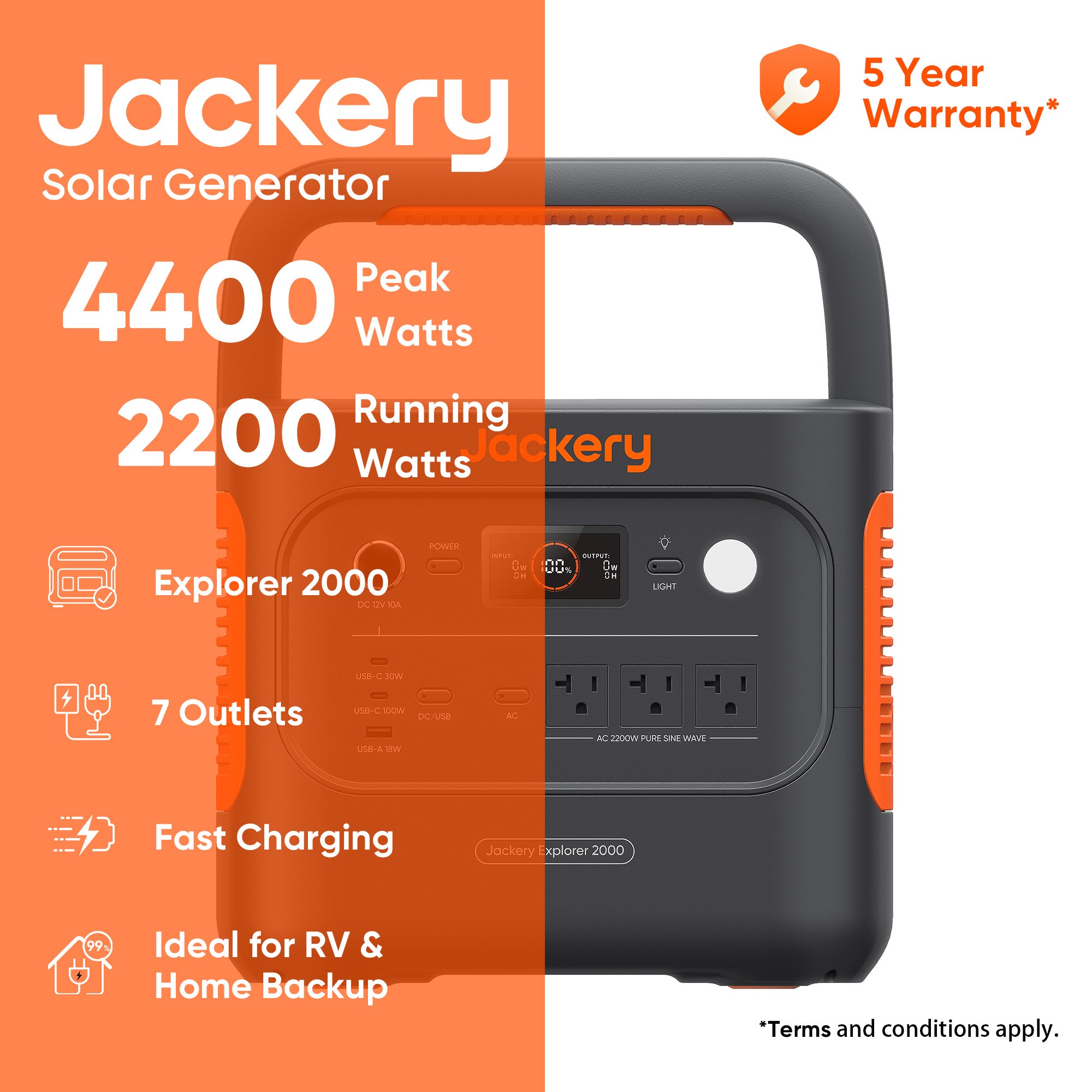 Jackery Explorer 2000 v2 Portable Power Station